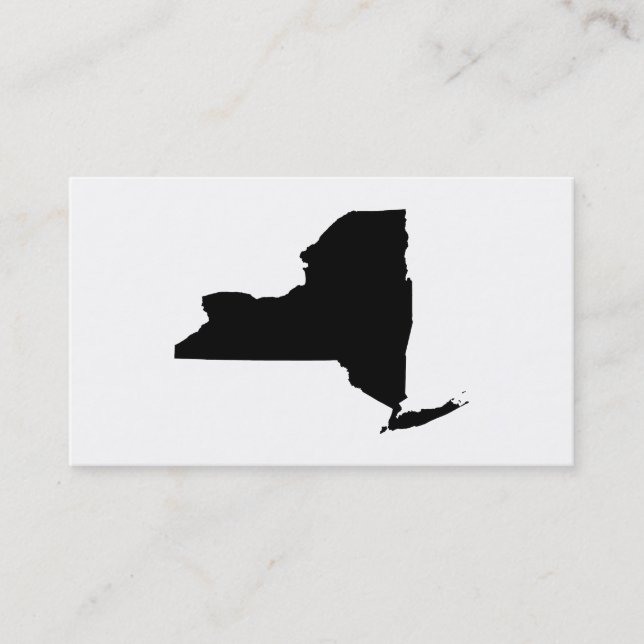 New York i svart och vitt Visitkort (Framsida)