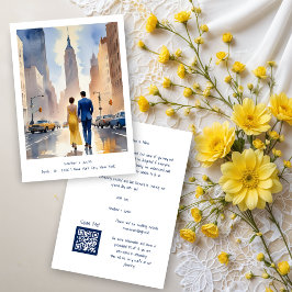 New York Iconic Building Cute Cityscape Wedding Spara Datumet