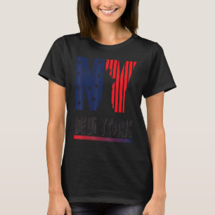 New York Idea Coola American Flagga T Shirt