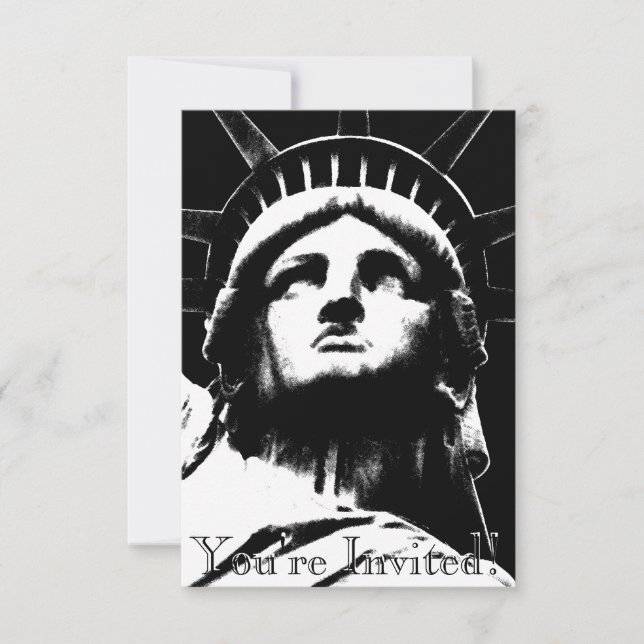 New York-inbjudan, Personlig New York-OSA Inbjudningar (Framsida)