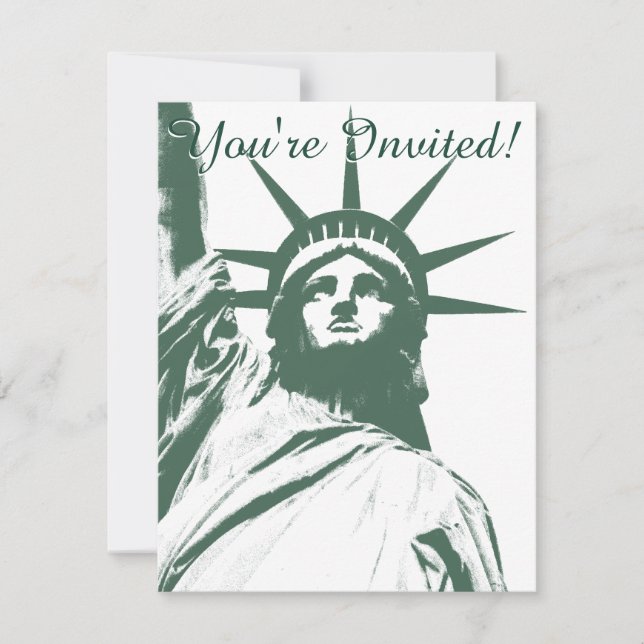 New York-inbjudan, Personlig New York-OSA Inbjudningar (Framsida)