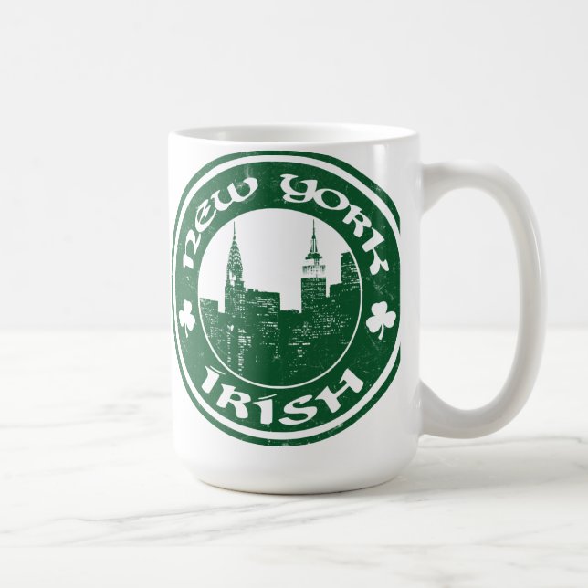 New York Irish American Kaffemugg (Höger)