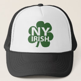 New York Irish Shamrock Truckerkeps