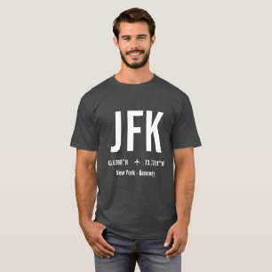 New York JFK:s flygplatskod - luftfart T Shirt