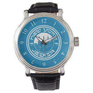 New York judisk amerikanklocka Armbandsur