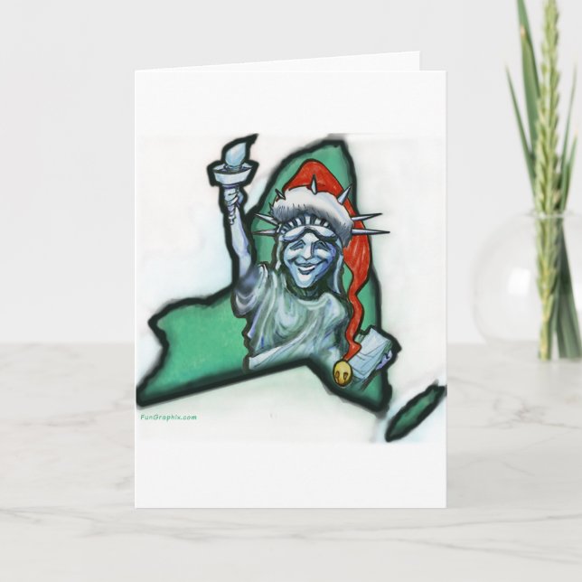 New York-jul Helgkort (Framsida)