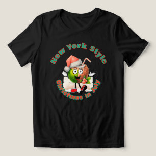 New York julfirande i juliklusulig kokosnöts-t-shi T Shirt
