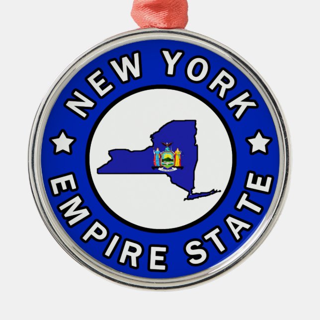 New York Julgransprydnad Metall (Framsidan)