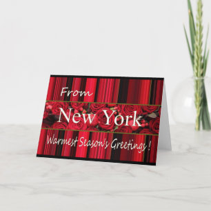 New York-julkort med ro Helgkort