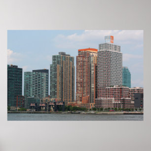 NEW YORK - JULY 5, 2015: Long Island City Water fr Poster
