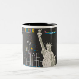 New York-kaffe Mugg