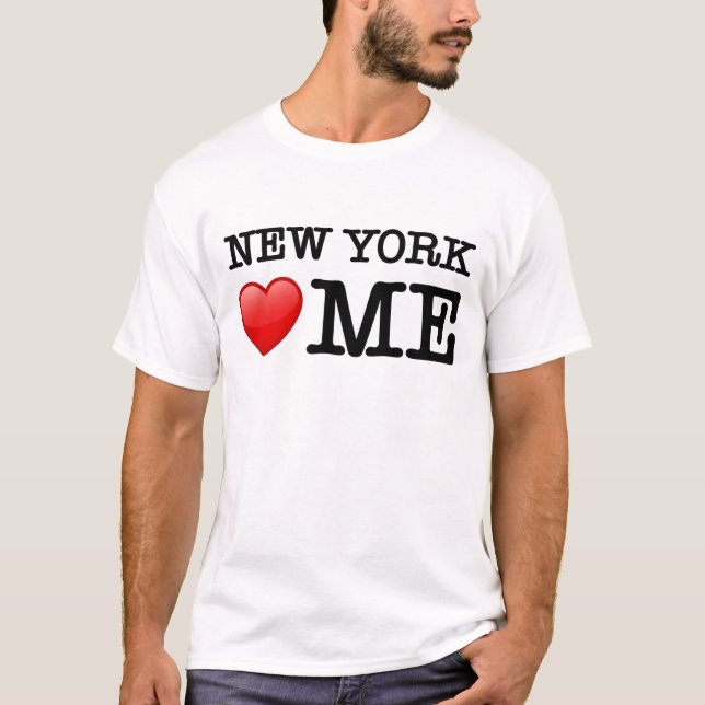 New York Kärlek Me, i kärlek Tee Shirt (Framsida)