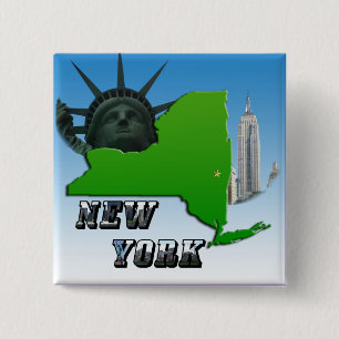New York Karta, Frihetsgudinnan, monument Knapp