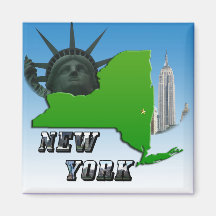 New York Karta, Frihetsgudinnan, monument