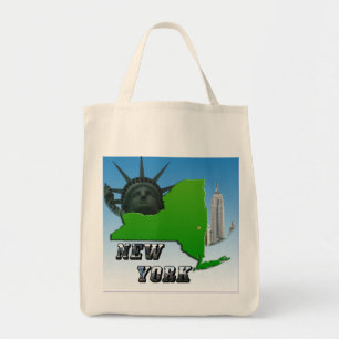 New York Karta, Frihetsgudinnan, monument Tygkasse