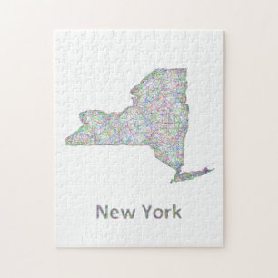 New York karta Pussel