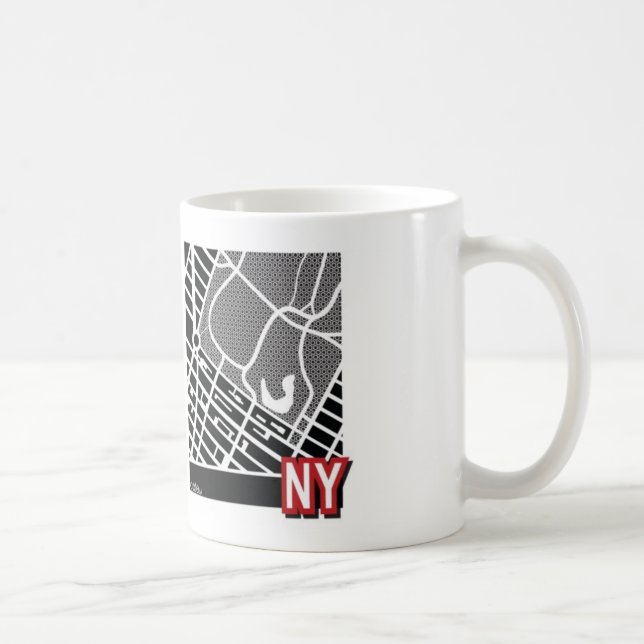 New York kartamugg Kaffemugg (Höger)