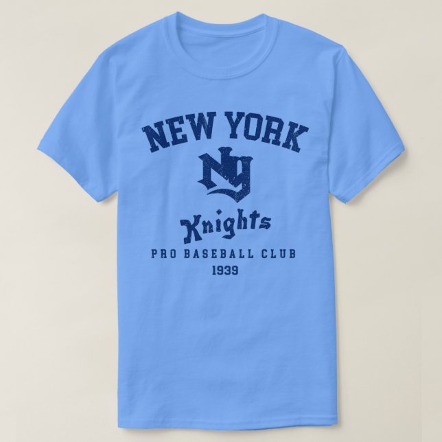 New York Knight baseball Klubb T Shirt (Design framsida)