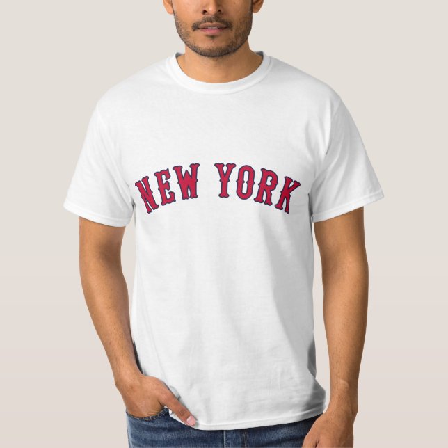 New York kontra Boston rivaler Tee (Framsida)