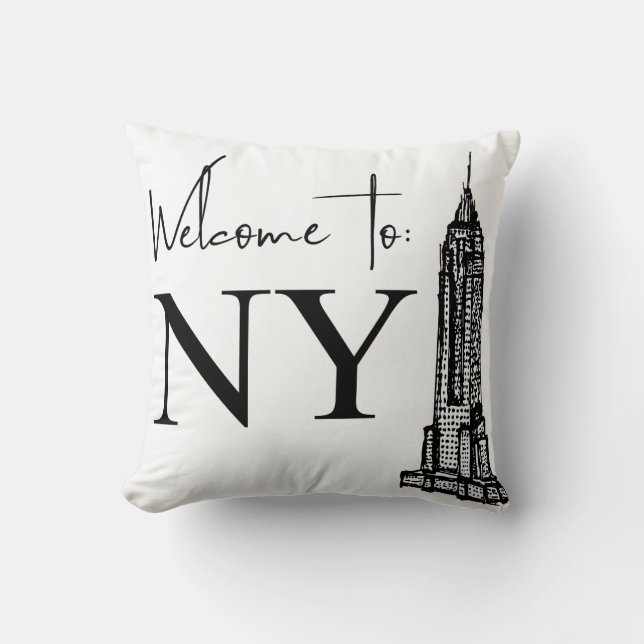 new york kudde (Framsida)