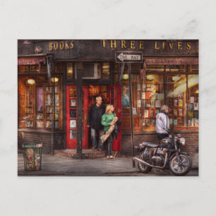 New York - lager - Greenwich by - tre liv Vykort