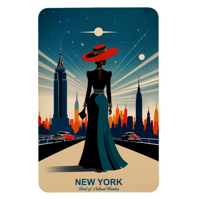 New York: Land Natural Wonders Flexible Magnet (Vertikal)