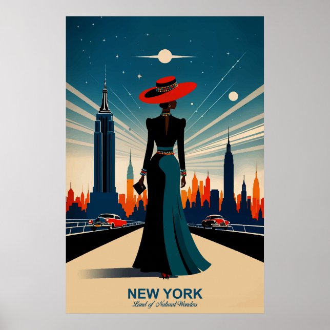 New York: Land Wonders Poster (Framsidan)