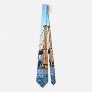 New York-landfästet för Brooklyn Bridge Slips