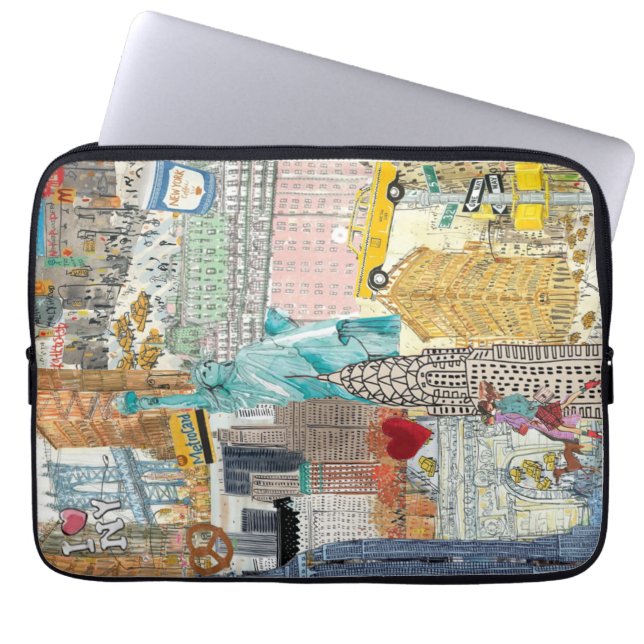 New York Laptop sleeve (Framsidan)