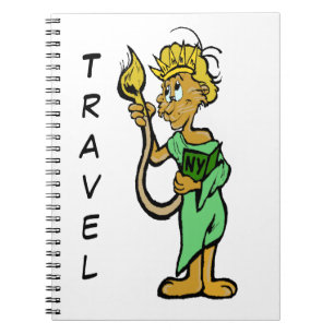 New York Lejon Travel-anteckningsbok Anteckningsbok