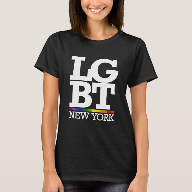 NEW YORK LGBT -- .png T Shirt (Framsida)
