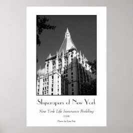 New York Life Insurance Byggnad Poster