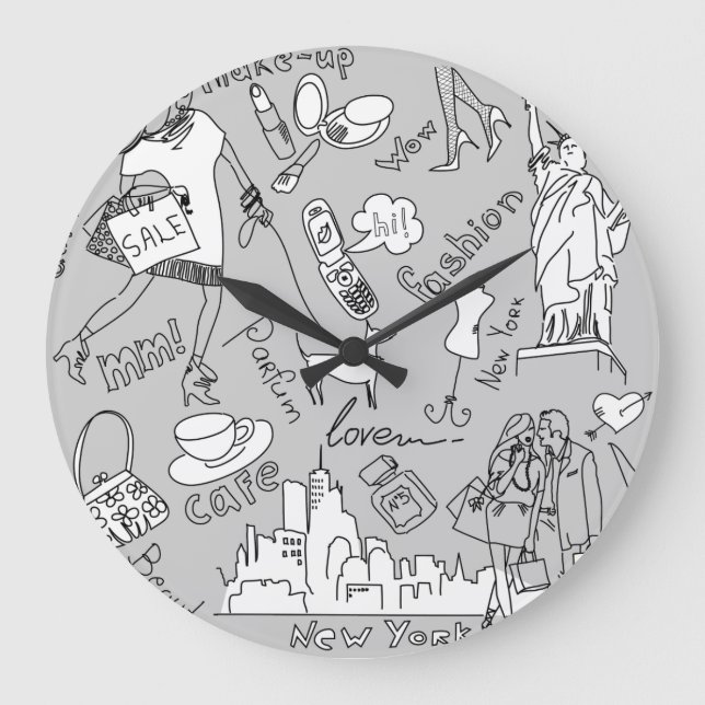 New York liv Stor Klocka (Framsida)