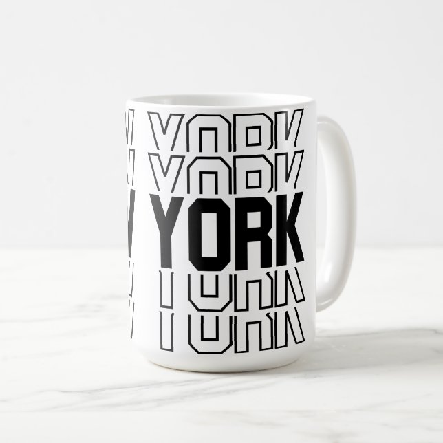 New York Logotyp Kaffemugg (Framsida höger)