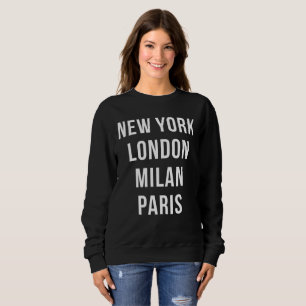 New York London Milan Paris Tee