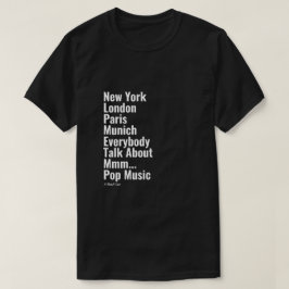 New York London Paris München - A Mister P Shirt T