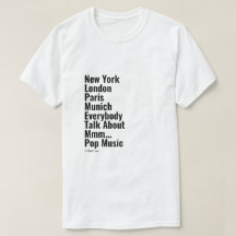 New York London Paris München - A Mister P Shirt