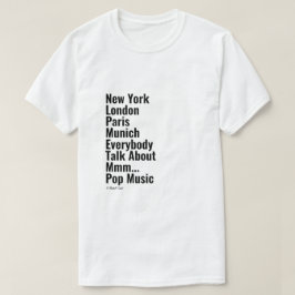 New York London Paris München - A Mister P Shirt T