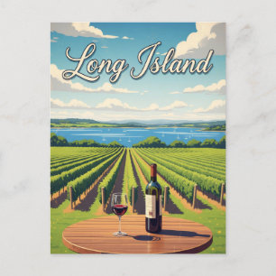 New York Long Island Vykort
