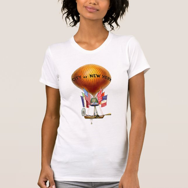 New York-Luftballongen Tee Shirt (Framsida)