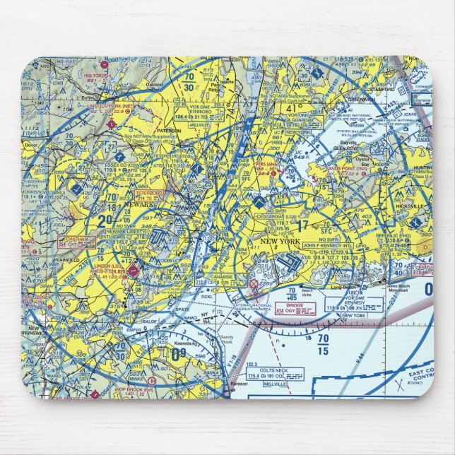 New York luftrum Mousepad Musmatta (Framsidan)