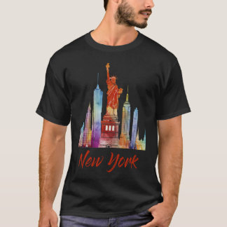 New York manarutslagsplats - svart T Shirt