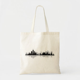 NEW YORK Manhatten USA City Skyline Silhouette Tygkasse
