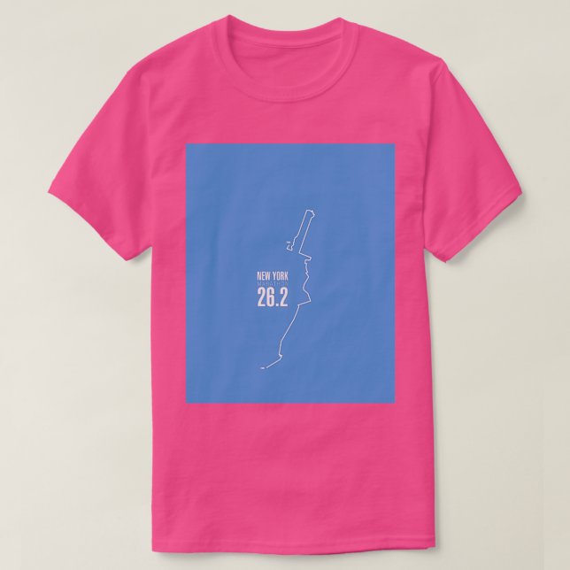 New York Marathon-rutten T Shirt (Design framsida)