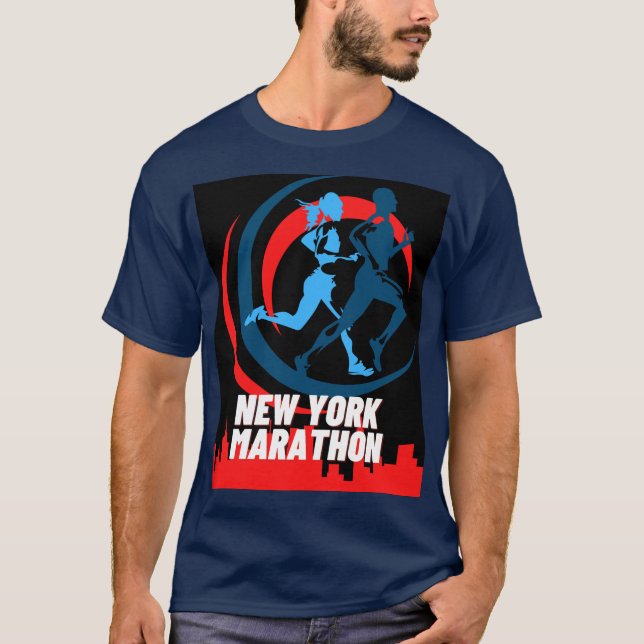 new york marathon t-shirt (Framsida)