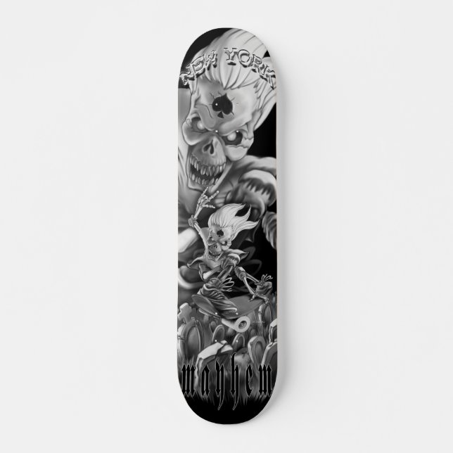 New York Mayhem Sk8board Skateboard (Framsida)