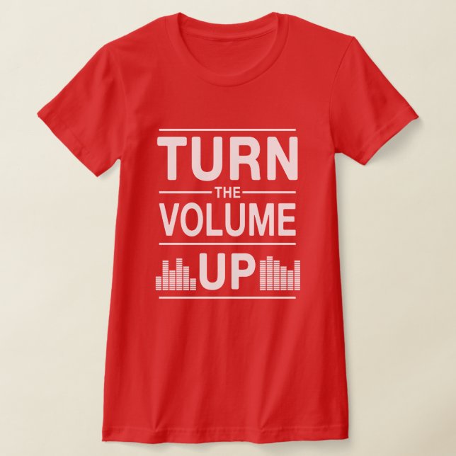 New York Mayor Mamdani Turn The Volume Up T Shirt (Laydown)