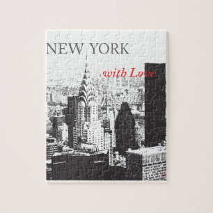 New York med Kärlek Pussel