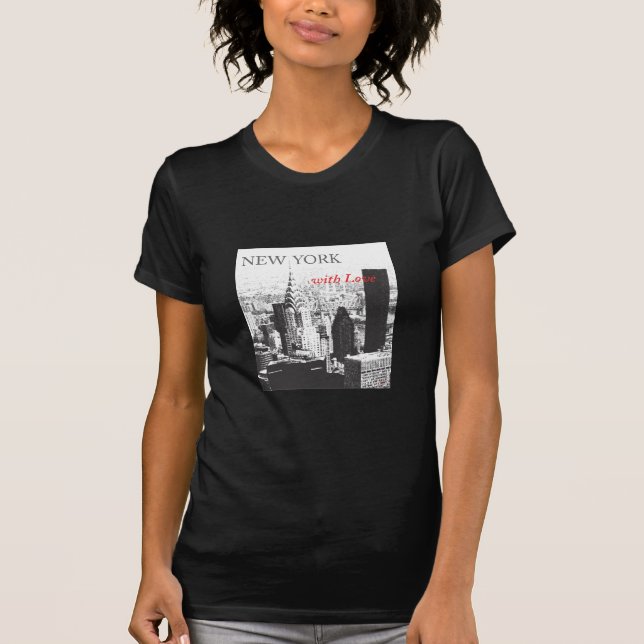New York med Kärlek T-shirt (Framsida)