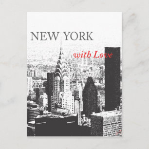 New York med Kärlek Vykort